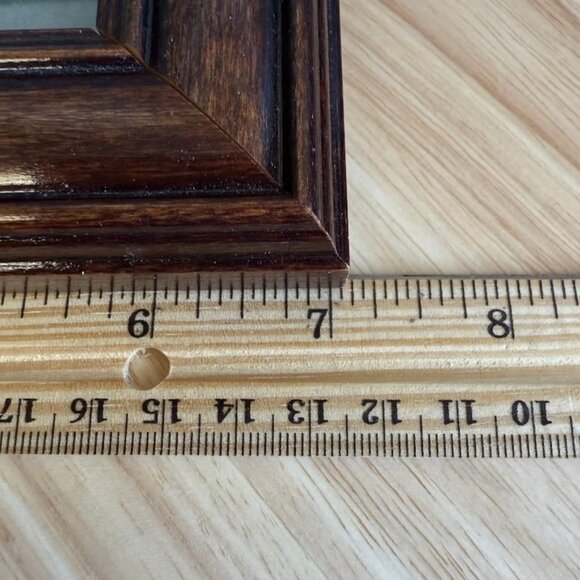 Framed Wall Art With "Dont Count Sheep Talk To The Shepherd" Text In Dark Wood F - Picture 8 of 10